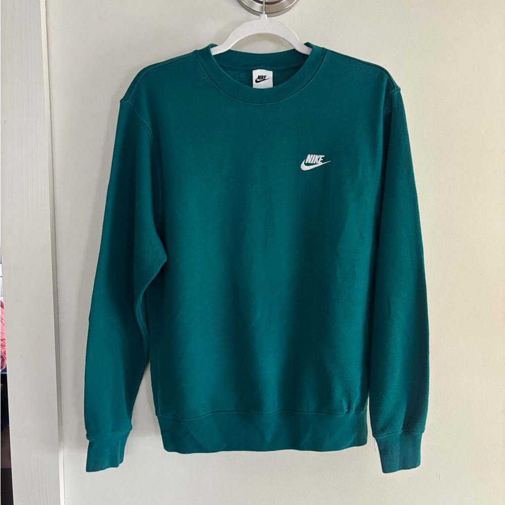 Nike Teal Crewneck Sweatshirt | Women’s Size Small | Classic Swoosh